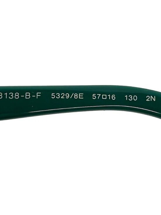 BVLGARI 8138-B-F Black Green Plastic Sunglasses main image 6